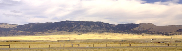 Bull mountains (west)