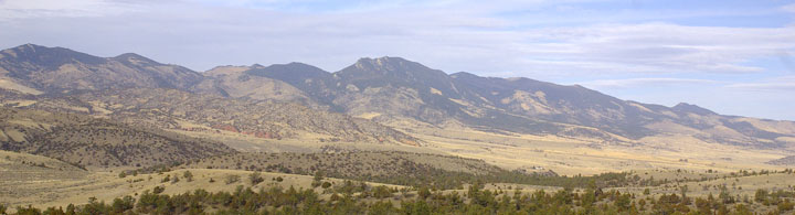 Bull mountains (west)